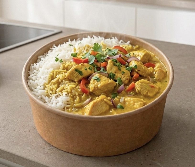 Riz poulet curry