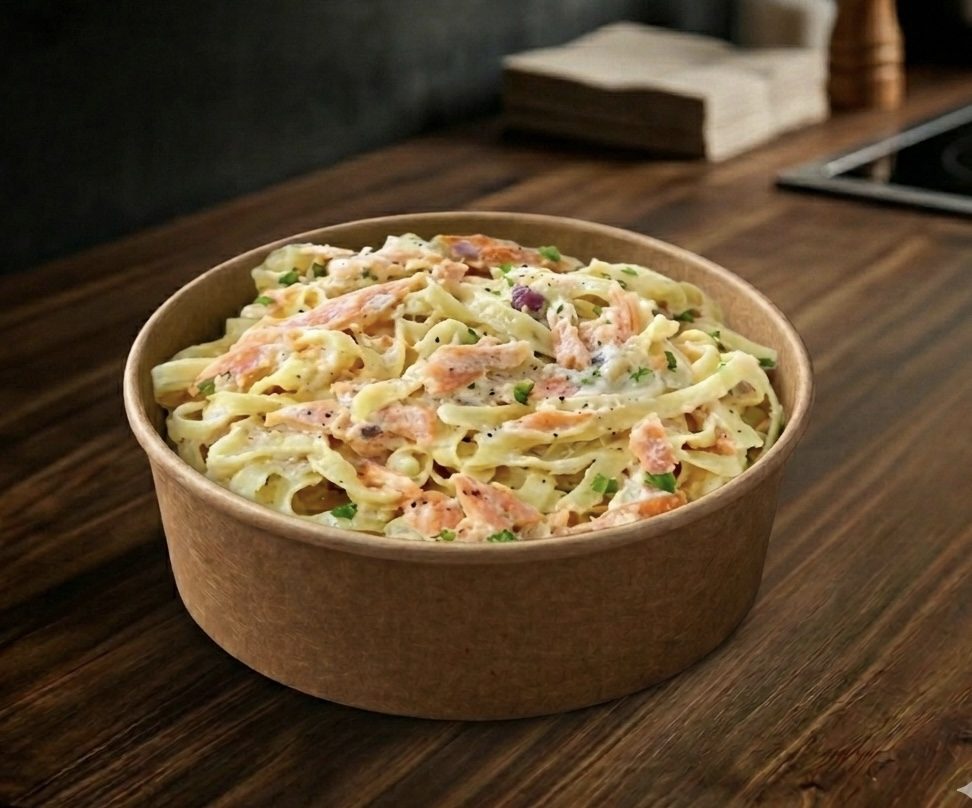 Tagliatelles au Saumon Fumé